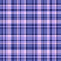 Textile texture pattern of seamless plaid vector with a check fabric background tartan.