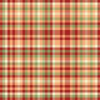 Textile background texture of seamless tartan plaid with a check fabric vector pattern.