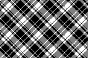 Pattern tartan texture of check background plaid with a textile fabric vector seamless.