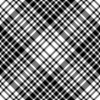 Seamless check textile of plaid background texture with a vector pattern fabric tartan.