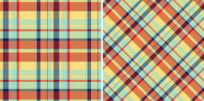 Vector tartan textile of pattern fabric plaid with a texture background check seamless.