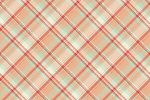 Plaid check fabric of vector tartan seamless with a texture textile background pattern.