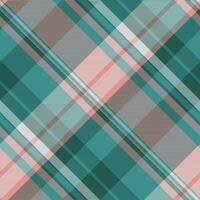 Background seamless pattern of check plaid tartan with a textile vector fabric texture.