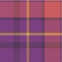 Fabric check vector of plaid pattern background with a tartan textile seamless texture.