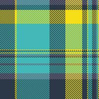 Seamless plaid fabric of texture vector background with a pattern check textile tartan.