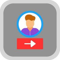 iniciar sesión en el diseño de iconos vectoriales vector