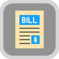 Bill Vector Icon Design