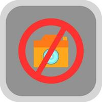 No Photos Vector Icon Design