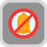 No Alarm Vector Icon Design