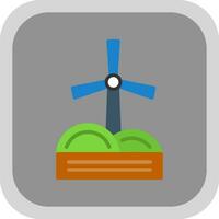 Windmill Vector Icon Design