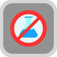 No Chemical Vector Icon Design