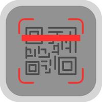 Qr code scan Vector Icon Design
