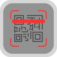 qr código escanear vector icono diseño