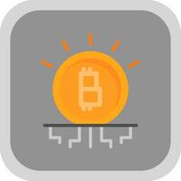 Bitcoin encryption Vector Icon Design