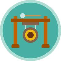 Gong Vector Icon Design