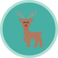 Reindeer Vector Icon Design