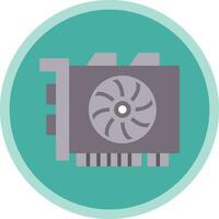 Gpu mining Vector Icon Design