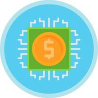 Digital currency Vector Icon Design