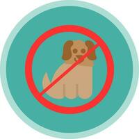 No mascotas permitido vector icono diseño