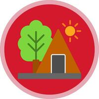 Camping Vector Icon Design