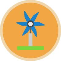 Wind Turbine Vector Icon Design