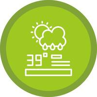 Forecast Analytics Vector Icon Design