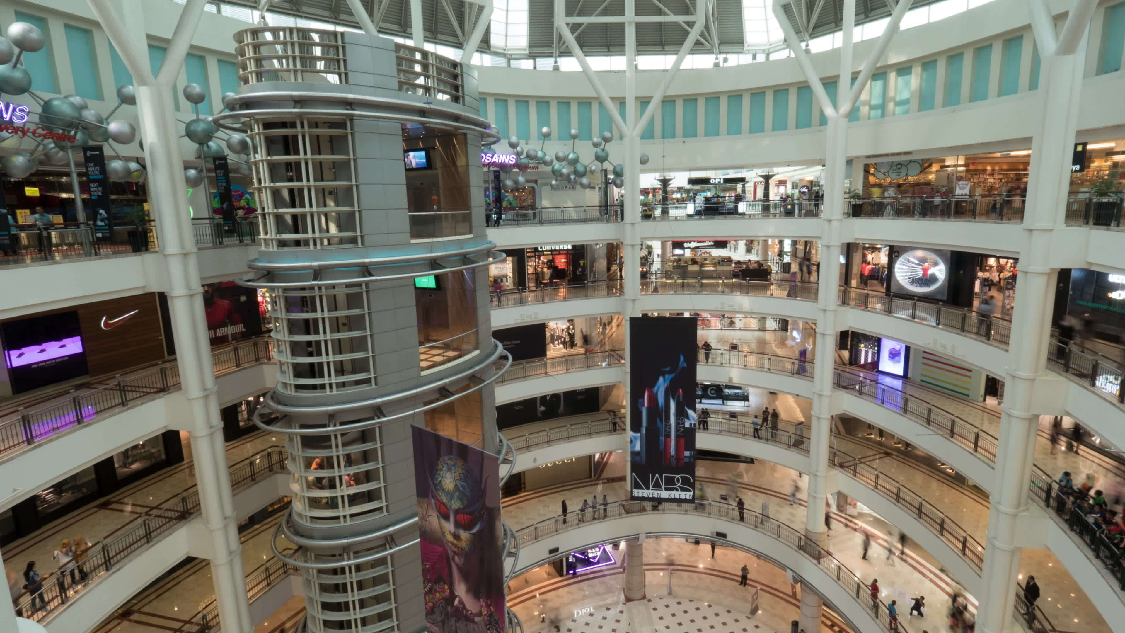 Busy Mall Stock Video Footage for Free Download