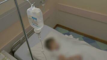 doente criança dentro hospital video