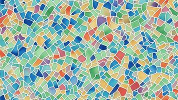 Colorful mosaic tiles background. Seamless pattern of colorful mosaic tiles. ai generated photo