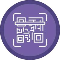 Qr code scan Vector Icon Design