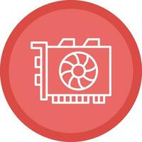 Gpu mining Vector Icon Design