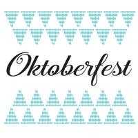 Oktoberfest seamless pattern with flat design.Web vector