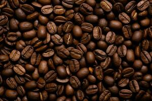 Robust Brown coffee beans. Generate Ai photo