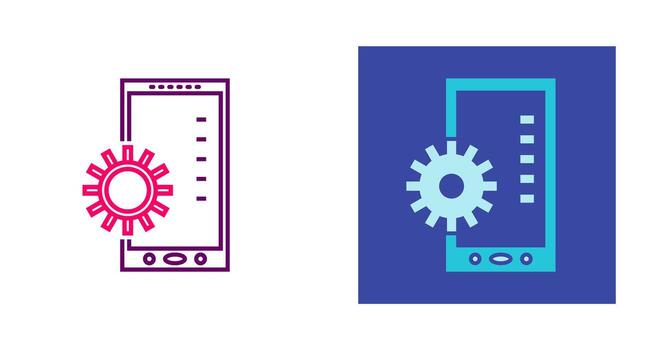 Mobile app Developing Vector Icon
