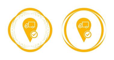 Valid Destination Vector Icon