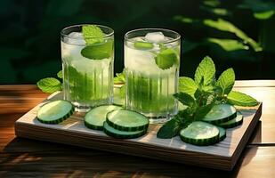 Cucumber drink for weight loss photo