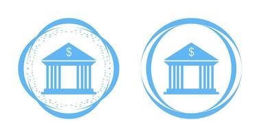 Bank Building Vector Icon