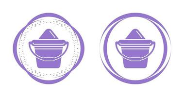 Sand Bucket Vector Icon