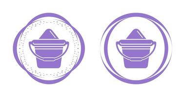 Sand Bucket Vector Icon