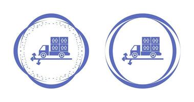 Multiple Delivery Points Vector Icon