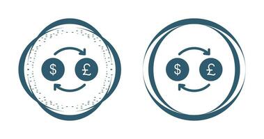 Dollar to Pound Vector Icon