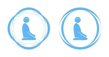 Offering Prayer Vector Icon