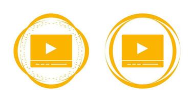 Video Player Vector Icon