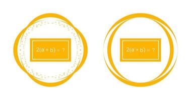 Solving Formula Vector Icon