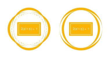 Solving Formula Vector Icon