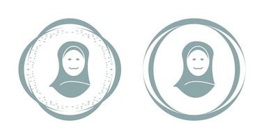 Islamic Woman Vector Icon