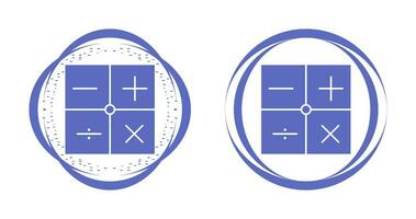 icono de vector de símbolos matemáticos