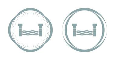 Water Dam Vector Icon