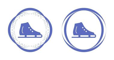 Ice Skating Shoe Vector Icon