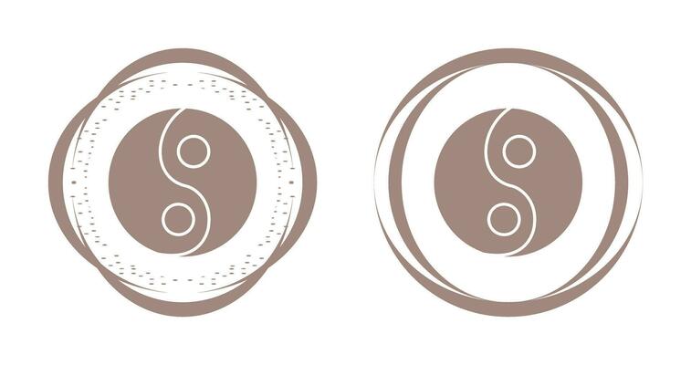 Yin Yang Vector Icon